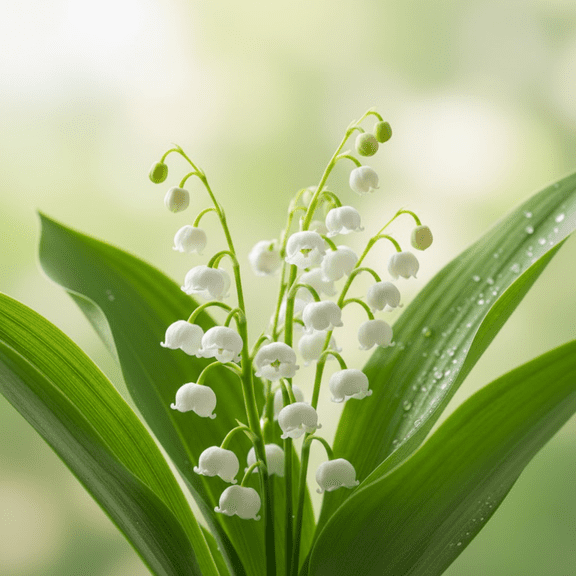 Pack of 5 Lily of the Valley Roots, Lily of the Valley Dormant Live Plant, Flower Blooms for Growing