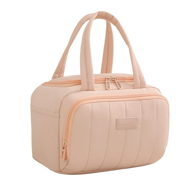 Sac à Lunch Rose Boîte à Lunch Isolée Sac Isotherme Imperméable Sac Réfrigérant Bandoulière Réglable Conteneur Alimentaire Thermique Portable pour Pique-Nique Travail École Extérieur