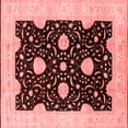 thumbnail image 1 of Ahgly Company Indoor Square Oriental Red Traditional Area Rugs, 6' Square, 1 of 4