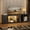 Black Marble, variant on Bestier LED Gaming TV Stand for 75 inch TV, Entertainment Center with Cabinet for PS5, TV Console for Living Room Bedroom, Black