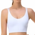 thumbnail image 5 of Bigersell Girls Sports Bra Sports Bras for Girls Seamless Bra T-Shirt Bra Style B10 Pregnancy Bra Women Back-Smoothing Bra Feature T-Shirt Bra Hook & Eye Bra Closure , White M, 5 of 8