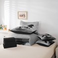 thumbnail image 6 of Castle Fairy Galloping Horse Twin Bedding Sets,Black Grey Bedding Comforter Set, 6 of 8