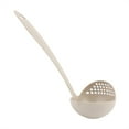 thumbnail image 1 of 2 In 1 Wheat Straw Long Handle Soup Porridge Spoons With FilterBeige, 1 of 7