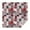 Red Ethnic Geometric, variant on Green Floral and Petal Pattern Square Tablecloth,Waterproof Square Table Cover,Wipeable Spillproof Washable Table Cover for Home Kitchen Party Decor 42"X42"(107x107cm)