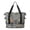Halloween Witch & Spooky Icons Pattern, variant on Halloween White Pumpkin Sketch Pattern Expandable Travel Tote Bag, Overnight Carry on Bag with Dry Wet Pockets, Waterproof Dacron Gift Ideas for All People