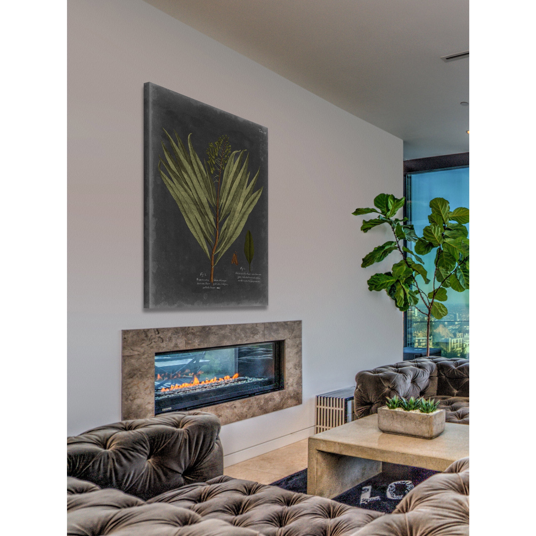 Marmont Hill "Foliage Dramatique II" Painting Print on Wrapped Canvas