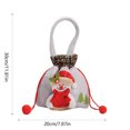 thumbnail image 3 of Christmas Decorations 2024 New Christmas Decorations Christmas Handbag Candy Bag Bundle Pocket Christmas Gift Packaging Bag Gift Bag Decorative And Useful Candy Bag, 3 of 6