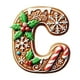 thumbnail image 2 of Seyotauo 26 Gingerbread Alphabet Letter Ornaments, Christmas A to Z Letters - Xmas Tree Hanging Ornaments for DIY Crafts, 2 of 3