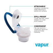 Vapur Anti-Bottle Collapsible Plastic Water Bottle 34 oz. Admiral Blue (30058)