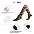 thumbnail image 5 of Lsque Adorable Kitten On Mini Train Pattern Sport Compression Socks for Men & Women 15-20 mmHg Knee High Nurse Pregnant Running Medical and Travel Athletic, 5 of 6