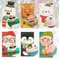 thumbnail image 2 of Bolsas para regalos de Navidad Uptotop, paquete de 24 unidades 2D con 6 diseños, 2 of 7