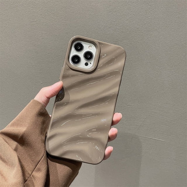 Funda de teléfono plegable a prueba de golpes, carcasa de silicona suave a prueba de arrugas, para iPhone 14, 13, 12, 11 Pro Max, X, XR, XS Max, 7, 8 Plus Fivean unisex