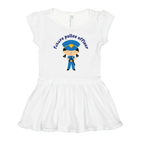 

Inktastic Future Police Officer Girls Law Enforcement Gift Toddler Girl Dress