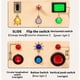 thumbnail image 4 of Tablero De , Interruptores De Luz LED, Juguete De Coordinación, Mano, Ojo, Sensorial, Educación Para Niños Pequeños, 4 of 7