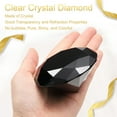 thumbnail image 3 of Papel de peso de diamante de cristal claro, 80 mm (3.1") Diamante artificial para fiestas de cumpleaños, bodas (Amarillo claro), 3 of 7