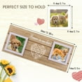 thumbnail image 5 of VINOIC Pet Memorial Frame, Forever in Heart Wooden Picture Frame for Dog Cat Sympathy Decor, Pet Loss Gift, Memorial Keepsake, Pet Remembrance Gift, Custom Photo Frame, 5 of 6