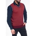 thumbnail image 1 of MEN'S SWEATER RED MAROON, 1 of 4
