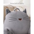 thumbnail image 4 of Reading Pillow Backrest Pillow with Shded Memory Foam for Adult & Children Designed for Bed and Couch Sitting Up Includes Arms Pockets and Washable Cover Off, 4 of 7