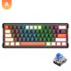 thumbnail image 2 of 61 teclas Teclados mecánicos para juegos Interfaz tipo C 1000mAh para tableta portátil FLhrweasw El nuevo, 2 of 9