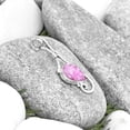 thumbnail image 3 of Pink Agate Druzy 925 Sterling Silver Pendant Jewelry P-1682 SDP129235, 3 of 5