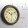 thumbnail image 3 of Nordic Vintage Wall Clock European Quiet Clocks Living Room Decoration Time Reminders Wall Decors Home Wall Clocks, 3 of 5