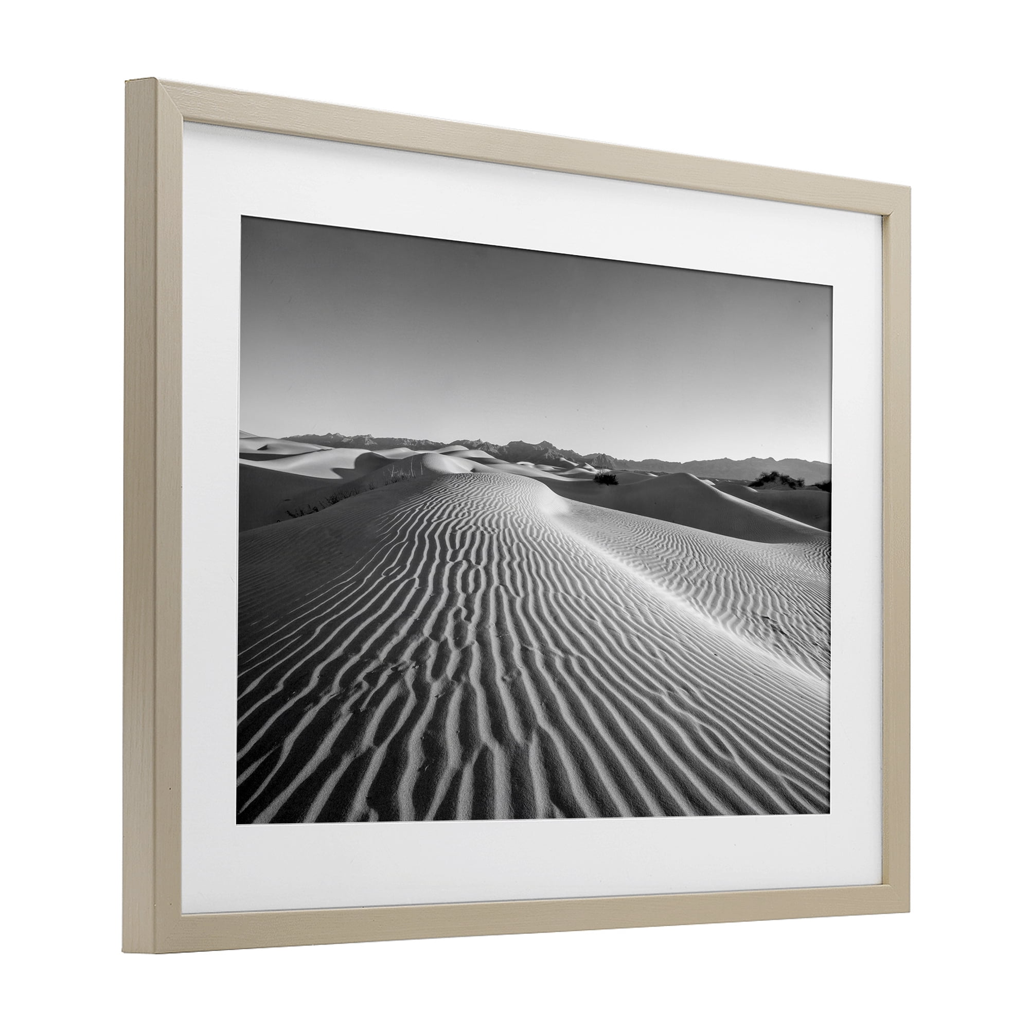 Stupell Industries Sand Waves In The Distance Birch Framed Print Under Glass, design by Jon Evan