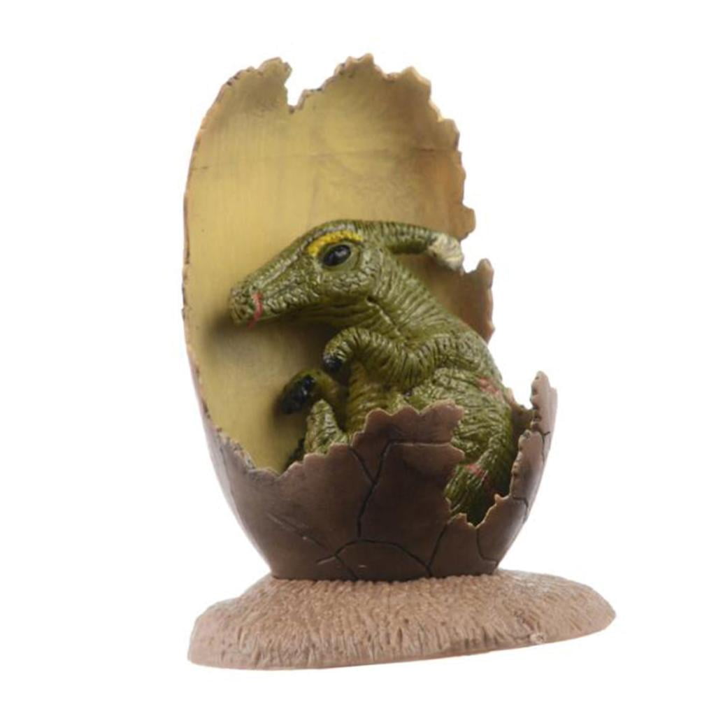Miniature Baby Dinosaur In Egg Decoration Realistic Dinosaur Hatching Toys 