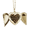 thumbnail image 1 of Zebra Feather Abstract Design Collar colgante en forma de melocotón con alas Unbranded M, 1 of 3