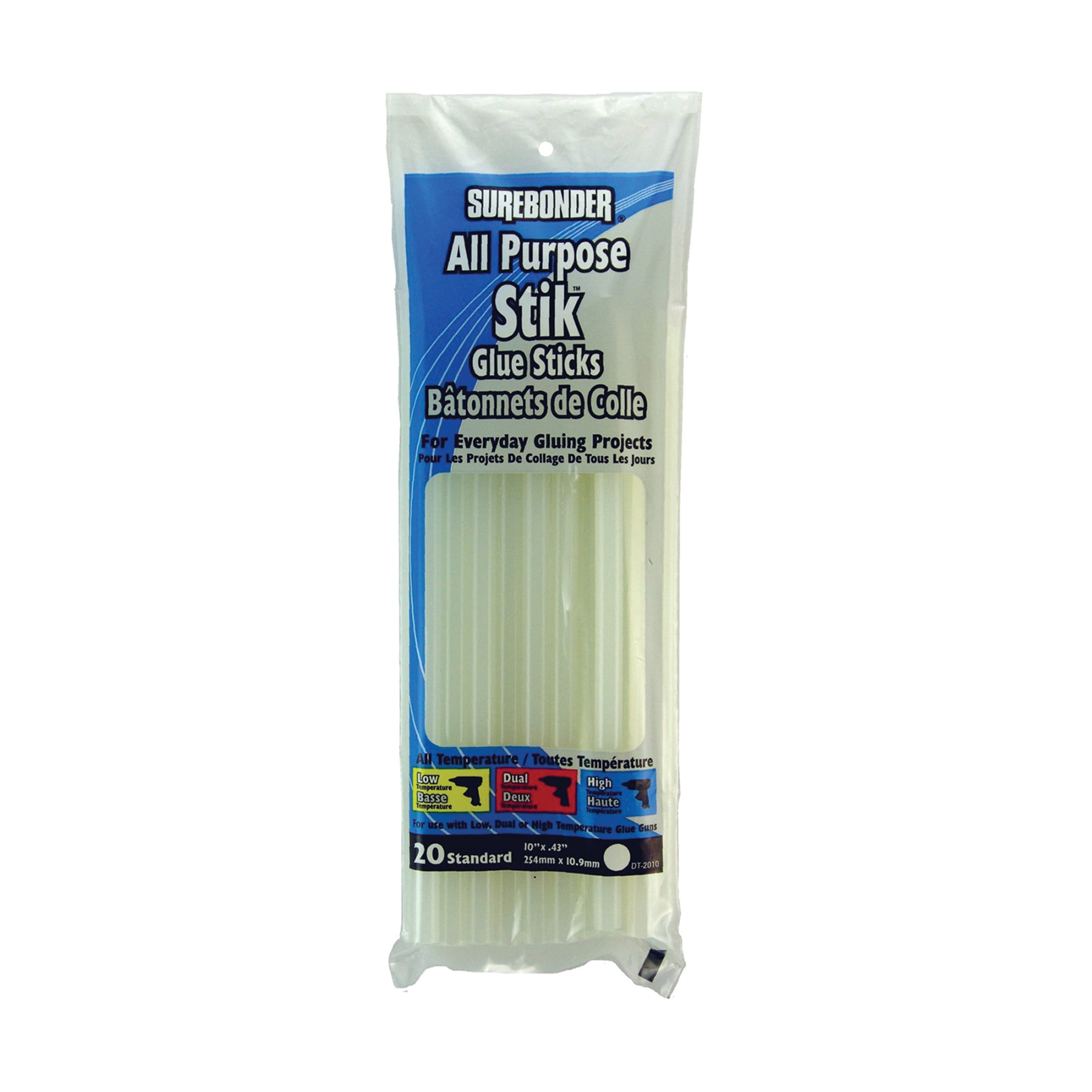 FPC Corporation All Temperature Glue Sticks, Mini Diameter, 10" 20/Pkg.