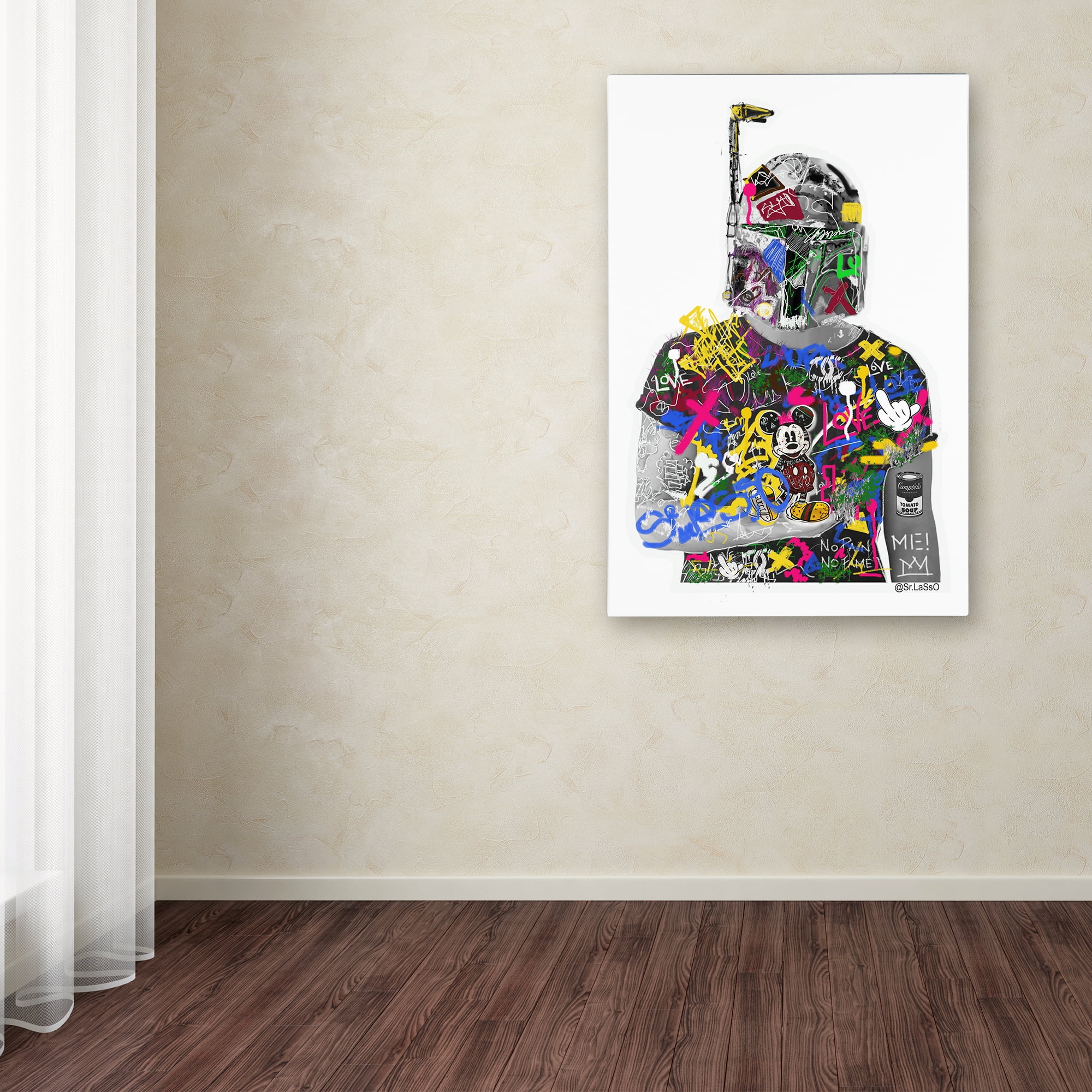 Trademark Fine Art 'Sr.Lasso' Canvas Art by Sr.LaSso