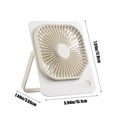 thumbnail image 3 of XGFHYJEH Desk Fan, Box Fan, Small Fan, Box Fans for Home, Desk Fans under $15.00, Small Box Fan, Portable Personal Quiet Electric Fan for Home, Plastic, 3 of 6