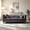 Gray + Velvet + 3 Seat, variant on AUU Classic 3-Seat Chesterfield Sofa with Modern Clean-Line Tufted Design, Square Arms & Tapered Wood Legs – Crushed Velvet Upholstered Couch for Living Room