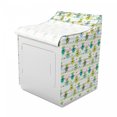 thumbnail image 2 of Hipster Washer Cover, Doodle Pineapple Pattern with Glasses Nerd Fruits Healthy Life Pastel Print, Dust and Dirt Free Decorative Print, 29" x 28" x 40", Multicolour, by Ambesonne, 2 of 3