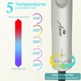 thumbnail image 4 of Asani 360° Airflow Styler - Varita rizadora y alisador de cabello profesional 2 en 1 - Rizador de hierro plano con ventilador de refrigeración, rejillas de ventilación - Herramienta de peinado rizador, 4 of 5