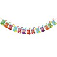 thumbnail image 1 of fastboy 1pcs Set 16.4ft Rainbow Paper Card Personalized Banner 16.4ft Rainbow Paper Card Decoration Banner Happy Birthday Banner TYPE3 NO3, 1 of 6