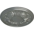 thumbnail image 3 of Ekena Millwork 11 3/4"OD x 1 1/4"P Wakefield Ceiling Medallion (Fits Canopies up to 3 5/8"), Hand-Painted Silver, 3 of 7