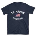 thumbnail image 1 of St. Martin Mississippi Patriot Men's Cotton T-Shirt, 1 of 1