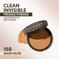 thumbnail image 4 of COVERGIRL Clean Invisible Pressed Powder, 158 Warm Nude, 0.38 oz, 4 of 17