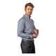 thumbnail image 3 of Camisa Hombre Casual Slim Fit Mini Cuadros Negros, Blancos, 3 of 7