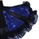thumbnail image 3 of Vestido de baile latino Zulema con lentejuelas grandes para Tango Ballroom Rumba azul, 3 of 8