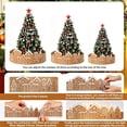 thumbnail image 4 of Gingerbread Town Christmas Tree Collar with LED Lights Interchangeable PVC Tree Skirt Ring for Xmas Tree Base Indoor Home Holiday Decor, 4 of 6