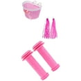 thumbnail image 1 of Filles Vélo Banderoles Poignées Guidon Pompons Rubans Panier Boîte Rose, 1 of 8