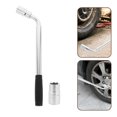 thumbnail image 4 of Healifty Telescopic Lug Wrench Steel Silver 1 Set for Car Owners, 4 of 8