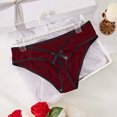thumbnail image 2 of PEZHADA Women Sexy Comfortable and Traceless Low-Waist Hip Wrap Triangular Solid Color Underwear, 2 of 9