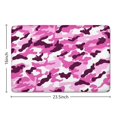 thumbnail image 5 of Purple Pink Camo Classic Shapes Flannel Non Slip Door Rugs,Washable Door Mats Indoor,Decorative Door Mats,Dirt-Resistant and Absorbent Doormat for Entrance,Bedroom,Kitchen,Bathroom,23.5"x16", 5 of 5