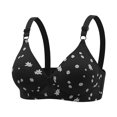 thumbnail image 4 of MEICHEN Women's Daisy Bras Comfortable Full Coverage Bralette Cotton Wireless Seamless Underwear Summer Fall Fashion Essentials Clothes, 4 of 4