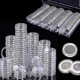 thumbnail image 1 of Cápsulas de plástico shaofei para monedas 100 piezas con caja de almacenamiento, 1 of 3