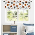 thumbnail image 2 of Watercolor Sports Theme Semi-Sheer Window Valance Boy by Sweet Jojo Designs, 2 of 6