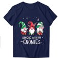 thumbnail image 2 of Puntoco Blusa de manga corta con estampado de moda para mujer, divertida camiseta de cuello redondo, 2 of 3