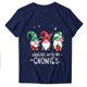 thumbnail image 2 of Puntoco Blusa de manga corta con estampado de moda para mujer, divertida camiseta de cuello redondo, 2 of 3